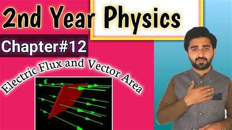 2nd Year Physics Chapter 12 Electric Flux And Vector Area By Shoaib Umar Youtube