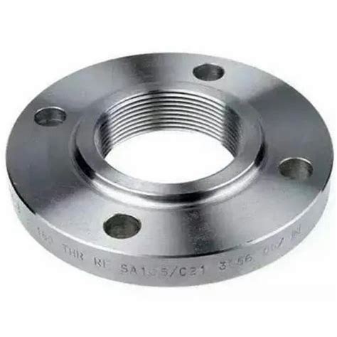 Round Ansi B Stainless Steel Threaded Flange For Oil Industry At