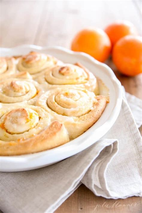 Orange Rolls 1 Hour Orange Rolls Recipe Julie Blanner