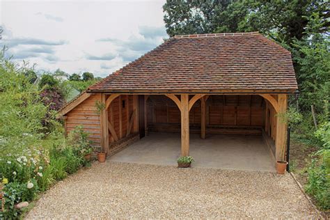 Traditional Oak Framed Garage Traditional Garage Sussex By The