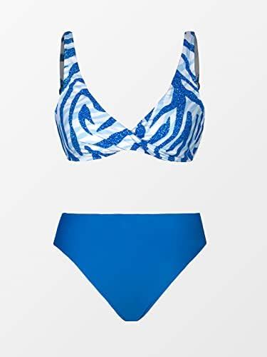 Amazon Cupshe Women Swimsuit Bikini Set Two Piece Twisted Front