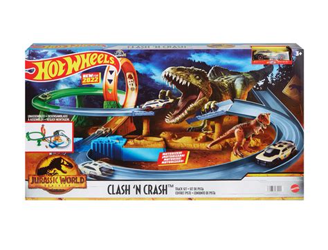 Jurassic Pistas Hot Wheels Clash N Crash Pirlimpimpim Brinquedos