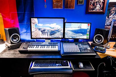 Here's a super sweet desk setup for the audio professional. #desksetup ...