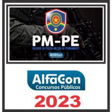 PMPE SOLDADO PM PE PÓS EDITAL ALFACON 2023