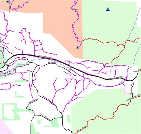 San Diego Country Estates - California Trail Map