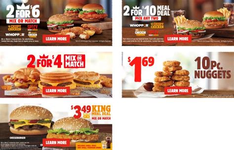 Burger King Menu & Nutrition