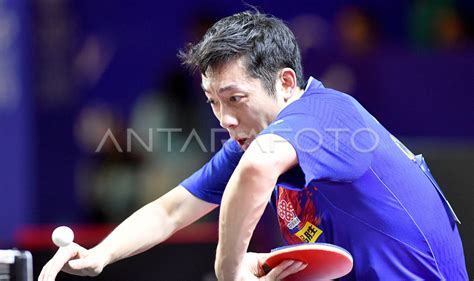 XU XIN MELAJU KE FINAL BERTEMU LIN GAOYUAN ANTARA Foto