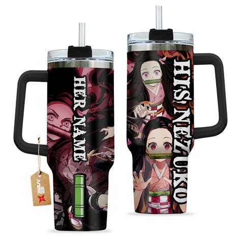 Valentine His Nezuko Kimetsu No Yaiba Anime Custom Stanley Quencher