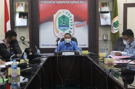 Sekretaris Daerah Menghadiri Rapat Secara Vidcon Dengan Dirjen