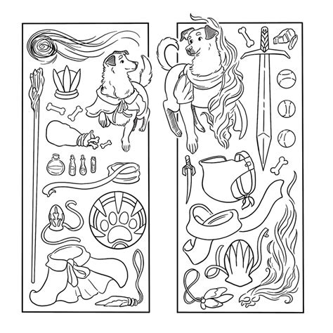 Three Legged Tales Colouring Page Haley Boros S Ko Fi Shop Ko Fi