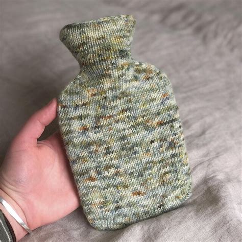 Knitting Patterns Galore The Shopkeepers Friend Mini Hot Water Bottle Cover