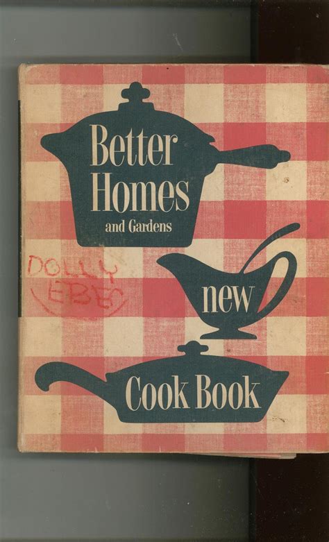 Vintage Better Homes And Gardens New Cook Book Cookbook