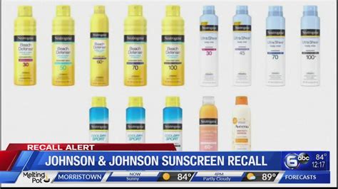 Johnson And Johnson Sunscreen Recall Youtube