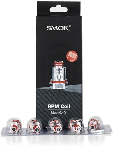 SMOK RPM Mesh Coil 0 4 Ohm Pack Of 5 RPM 0 4 Ohm Meshed Coils Works