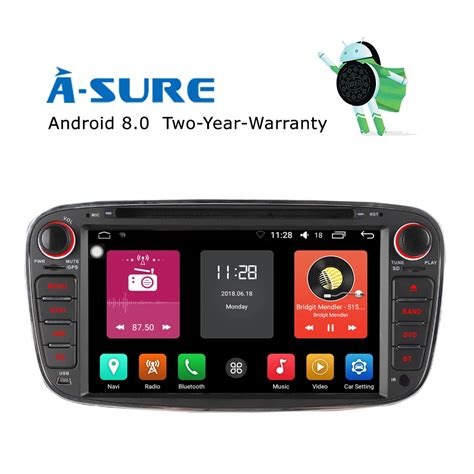 A Sure Car Multimedia Player Gps Android Din Dvd Automotivo For