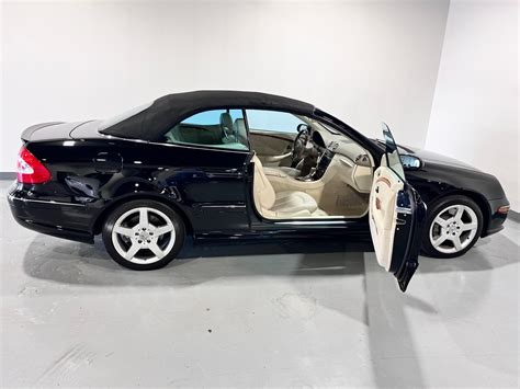 Used 2005 Obsidian Black Metallic Mercedes Benz Clk 500 Convertible Clk