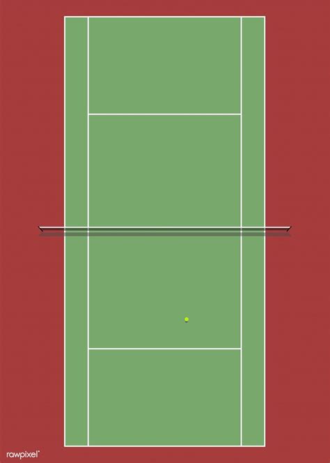 Aerial View of Tennis Court | Free Image by rawpixel.com
