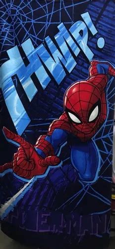 Toalla Spiderman Marvel Algodón Medio Baño Mercadolibre