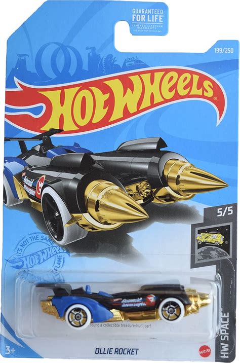 Amazon Hot Wheels Ollie Rocket Black Blue Gold Space 199 250
