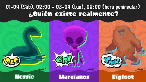 Splatoon 3 detalla su siguiente Splatfest de Nessie vs Marcianos vs Bigfoot - Nintenderos