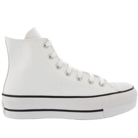 All Star Cano Alto Branco - Tênis Converse All Star Cano Alto Chuck Taylor Lift Branco