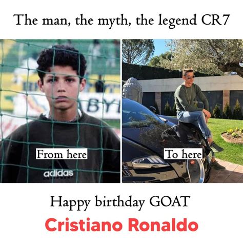 "Happy birthday, Christiano ronaldo! ♡🙌. Your greatness extend beyond ...