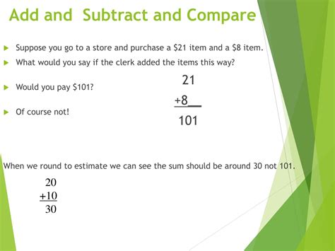 Ppt Adding And Subtracting Decimals Powerpoint Presentation Free