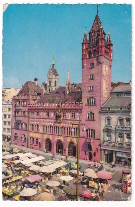 Basel Marktplatz Mit Rathaus Kaufen Auf Ricardo