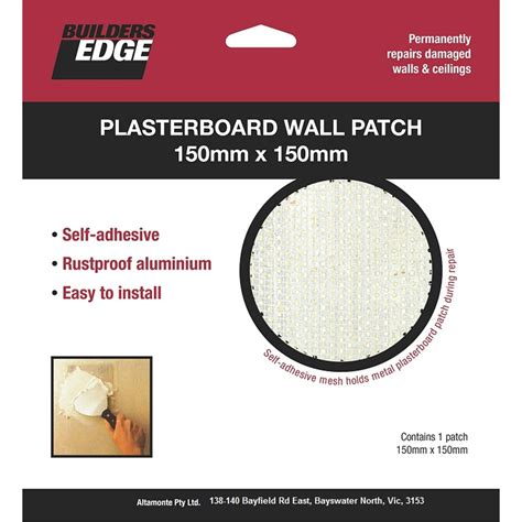 Builders Edge 150 X 150mm Aluminium Plasterboard Hole Patch Bunnings