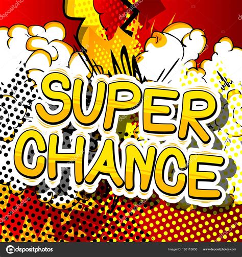 Super Chance Comic Book Word Stock Vector Image By NoraVector