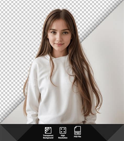 Premium PSD Psd Brunette On Transparent Background