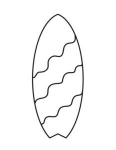 Free Printable Surfboard Templates For Crafts