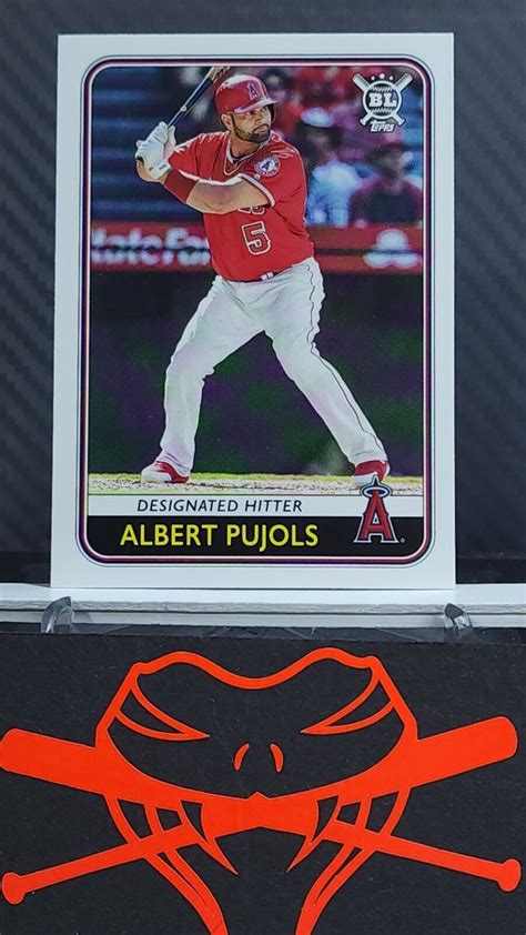 Albert Pujols 2020 Topps Big League 113 Los Angeles Angels EBay