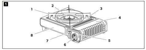 Kampa Ga7500 Evo Series 2 Portable Gas Stove Instruction Manual