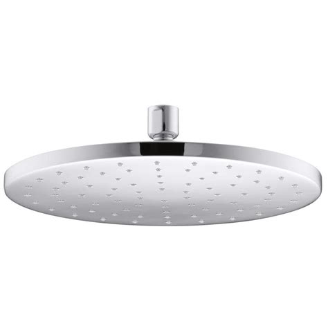 KOHLER Polished Chrome 1-Spray Rain Shower Head at Lowes.com