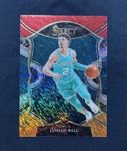 Select Lamelo Ball Concourse Red White Orange Shimmer Prizm Rc