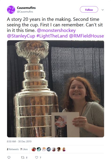 Shorter dot US: Woman Who Sat In Stanley Cup Reunited With Trophy