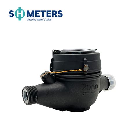 DN15 DN50 ISO4064 Plastic Multi Jet Dry Type Water Meter With High