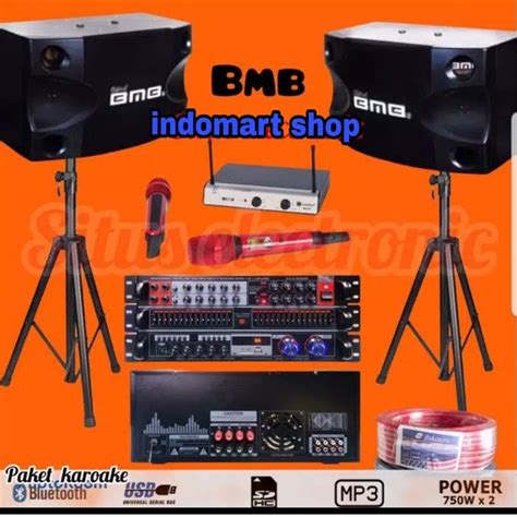 Jual Paket Karaoke Bmb Cs V Original Komplit Garansi Speaker