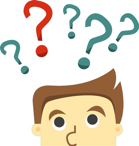 Frequently Asked Questions About Acr Homes Services - Man With Question Clipart Png Transparent ...