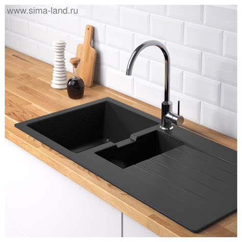 Белая мойка на деревянной столешнице в интерьере (42 фото) - красивые ...