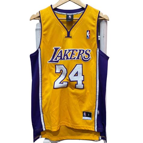 REDUCED - NBA Los Angeles Lakers Kobe Bryant Gold Purple Jersey #24 ...