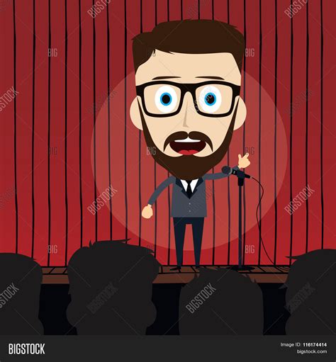 Stand Up Comedy Cartoon