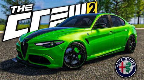 The Crew Alfa Romeo Giulia Quadrifoglio Outclassed Custom Test