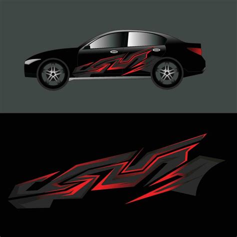 vector modern sticker design for car body background 29752867 Vector ...