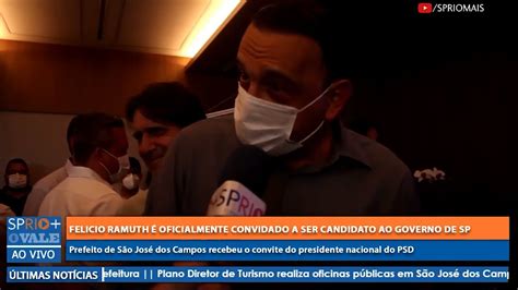 Felicio Ramuth diz que irá analisar até abril convite para ser