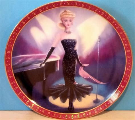 Danbury Mint Barbie Collector Plate Excellent Condition Solo In The