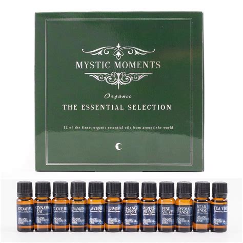 The Organic Essential Selection T Box 12 X 10ml Oils Mystic