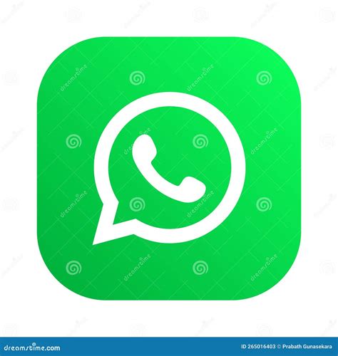 Logotipo De Whatsapp Verde Para Web Y App Ui Foto De Archivo Editorial