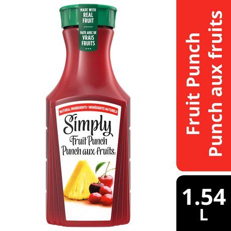 Simply Fruit Punch 1.54L | Walmart Canada